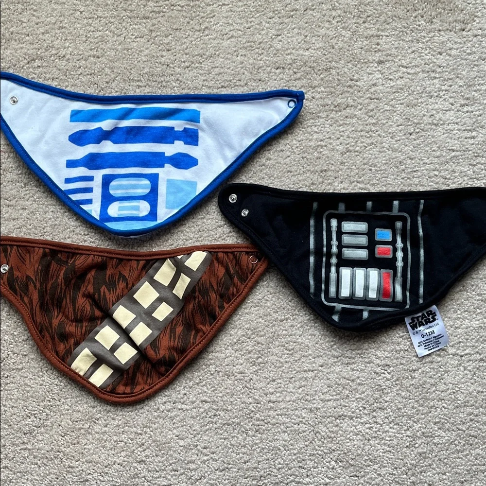 Star Wars Baby Bandana Bibs
